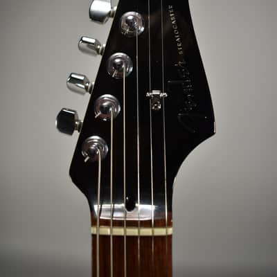 2004 Fender FSR American Deluxe Mahogany Stratocaster Crimson Red image 5