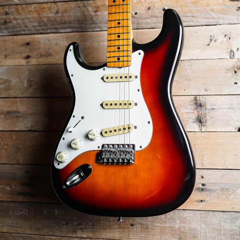 1986 Fender MIJ ST-68 Stratocaster Left Handed In 3 Tone Sunburst image 1