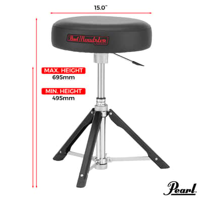 Pearl® - D-1500RGL - Roadster Multi-Core Gas Lift Drum Throne image 3