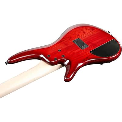Ibanez ANB205 Adam Nitti Signature 5-String Bass Regular Transparent Wine Red Burst image 6