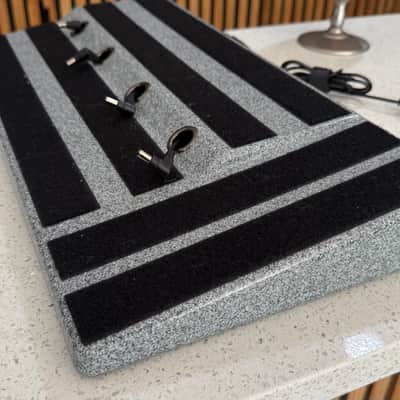 Rockhouse Granite Speckle Velcro Guitar Pedalboard w/ Power Supply - Excellent Condition - Palm Harbor, FL image 5