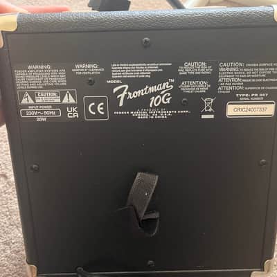 Fender Frontman 10G 10-Watt 1x6" Guitar Practice Amp 2007 - Present - Black image 6