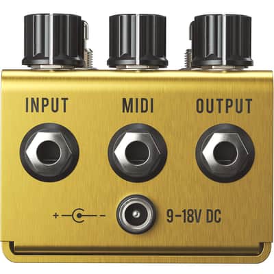 Jackson Audio Golden Boy Transparent Overdrive Guitar Effects Pedal with Boost and EQ - Joey Landreth Signature - 4 Selectable Clipping Diode Presets - MIDI Input - Gold image 3