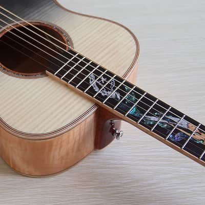 39 Inch Flame Maple Top Acoustic Electric Guitar with EQ image 5