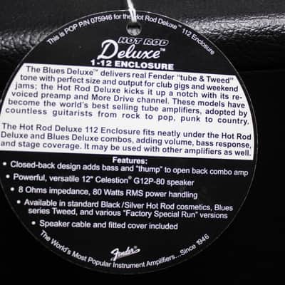 Fender Hot Rod DiVelle 1x12" Ext Cab (Celestion G12P80) image 8