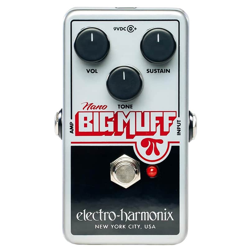 Electro-Harmonix Nano Big Muff Pi Distortion / Sustainer 2013 - Present - White / Black / Red image 1