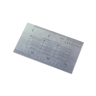Guitar or String Instruments String Action Gauge Setup Ruler Luthier Tool image 2