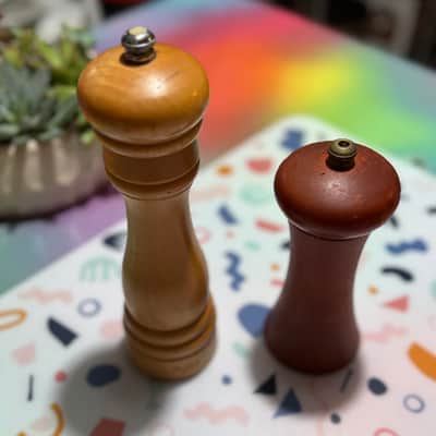 Rare. Vintage. Wicked Cool! Vic Firth Gourmet Salt Mill and Pepper Grinder image 1