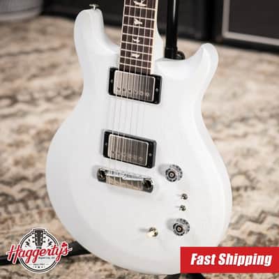 PRS S2 Mira 594 Satin Electric Guitar - Pearl White with Gig Bag image 1