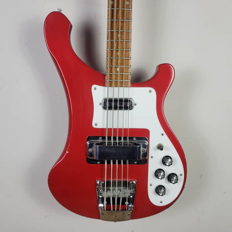 1986 Rickenbacker Five String 4003S/5 - Ruby Red With OHSC image 1