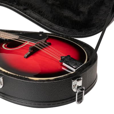 STAGG Basic Instrument-shaped Bluegrass Mandolin Hard Case With Vinyl Covering image 9