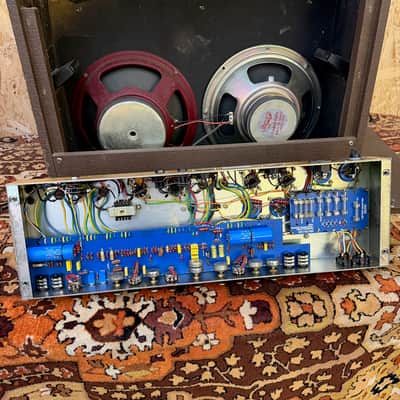 Vintage 1979 Marshall Club & Country 4140 100w 2x12 Amplifier w/ Cover *1970s* image 22