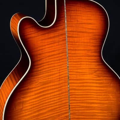 Santa Cruz F-42 Cutaway Custom Flamed Maple and European Spruce with Full Body Sunburst NEW image 18