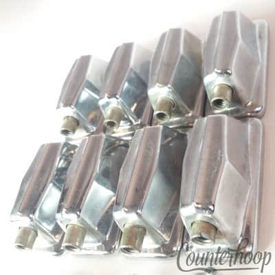 *Pearl 8x Tom/Floor/Snare Drum Lugs Chrome Japan 1 9/16" 2 1/4 Vintage 70s-80s* image 2