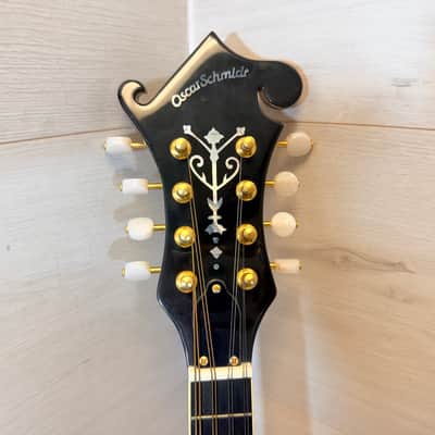 Oscar Schmidt OM40 F-Style Mandolin w/ Hard Case - Spruce Top, Maple Back & Sides, Gold Hardware image 2