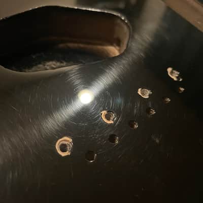Guitar Mill Nitro Refinish - Fender American Vintage II 1951 Telecaster Body - Ash - Black image 9
