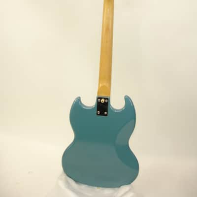 Vintage 60's Kalamazoo by Gibson KG-2A Electric Guitar, Las Vegas Blue w/ Gibson Chipboard Case image 18