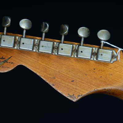 Fender Custom Shop Ltd. 60/63 Stratocaster NEW - Fiesta Red over Sunburst Heavy Relic image 5