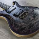 PRS Paul Reed Smith Wood Library Custom 24 Guitar QM 10Top Charcoal Purple Burst