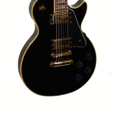Epiphone Les Paul Custom Pro 2014 Electric Guitar – Used 2014 - Ebony Gloss Finish image 7
