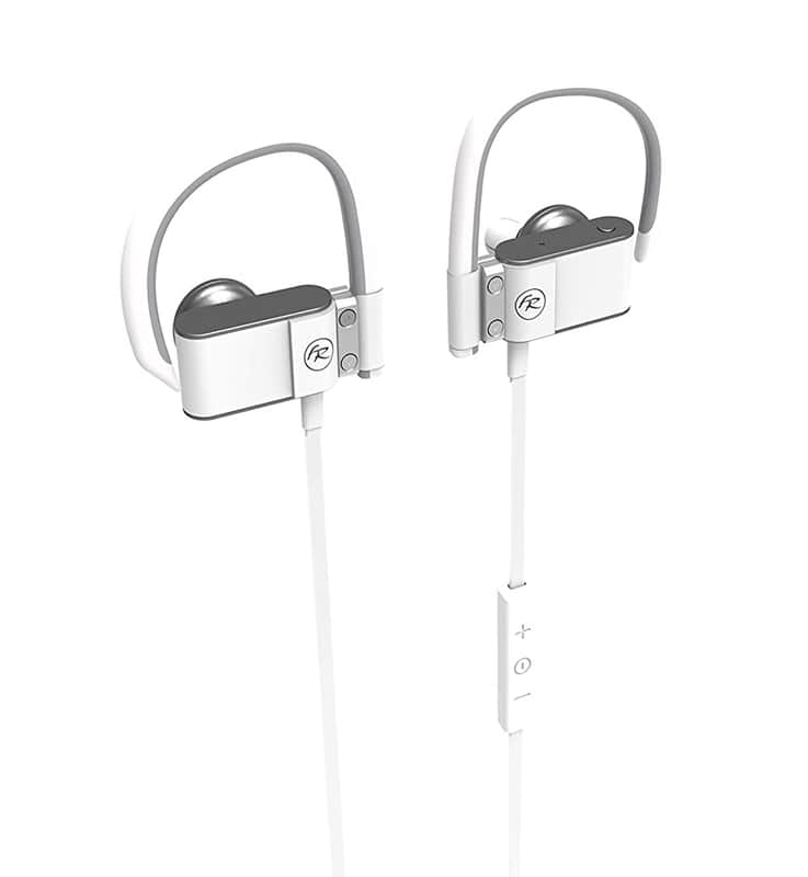 Floyd Rose Wireless Sport Earbuds With Line-In Microphone, White FR-360WH image 1