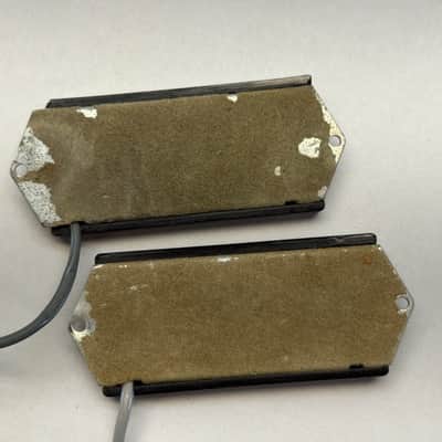 Vintage MIJ Midland Single Coil Pickups 93-231 1970s Black Ceramic Low Output 5K Vintage image 2