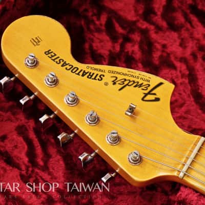 2021 Fender Custom Shop 1969 Stratocaster Heavy Relic HSS-Aztec Gold. image 13