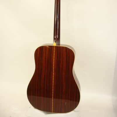 Vintage 70's Aria D-50 Dreadnought Acoustic Guitar, Natural w/ Case image 20