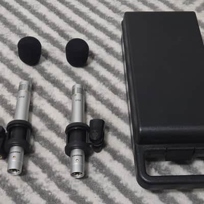 Samson C02 Small-Diaphragm Supercardioid Pencil Condenser Mics (Stereo Pair) 2010s - Silver image 1