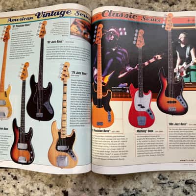 Fender Frontline 2004 catalog Stratocaster telecaster precision jazz bass jazz Master Jaguar twin reverb super BassMan image 18