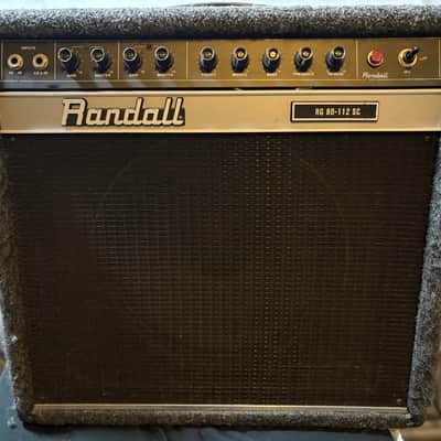 Randall RG80-112SC 2-Channel 80-Watt 1x12" Solid State Guitar Combo 1980s - Black image 1