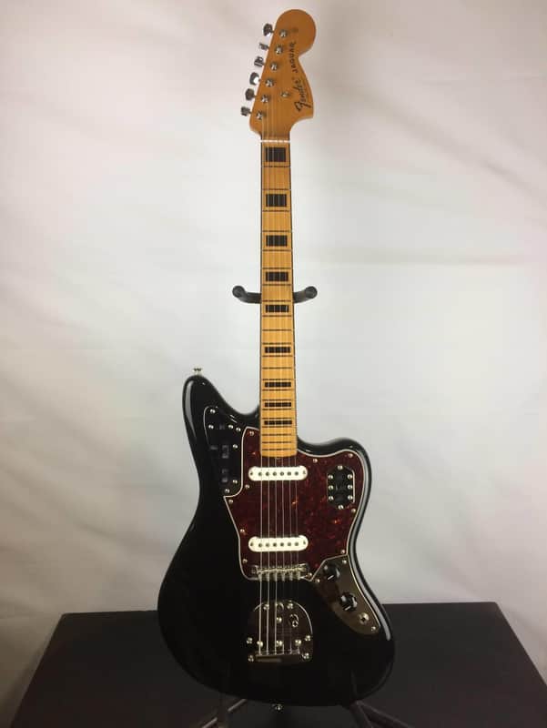 Fender Vintera II '70s Jaguar Electric Guitar, Maple Fingerboard, Black