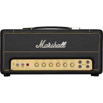 Marshall Studio Vintage 20W Tube Guitar Amp Head Regular Black and Gold image 6