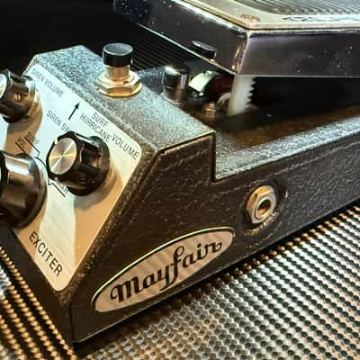Shin Ei  Mayfair- Exciter Wah-Volume-Surf-Hurricane-Siren multi effects pedal, Japan, 1970s - Black-Chrome image 10