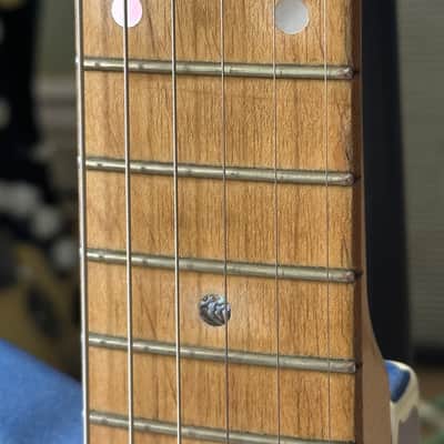 Fender Upgrade Squire Telecaster (relic) 2007 - Metalic Blue image 2