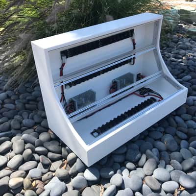Silvas Modular Cases Powered 9U 112HP Eurorack Studio Case 2022 White image 1