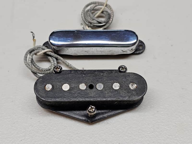 1978 Fender Telecaster Pickup Set - Full Length Leads - With Screws & Springs image 1