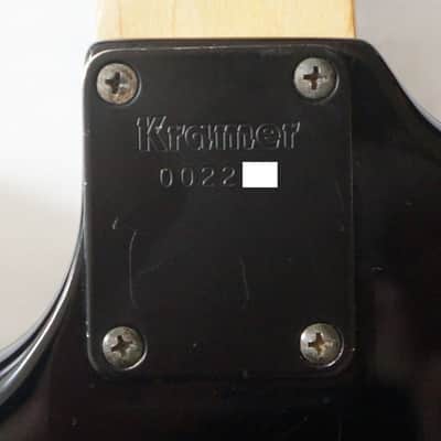 Kramer Globe Logo Neck Plate 1984 - Chrome image 12
