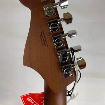 Fender Acoustasonic Standard Jazzmaster Acoustic-Electric Guitar, Solid Spruce Top, Honey Burst image 8