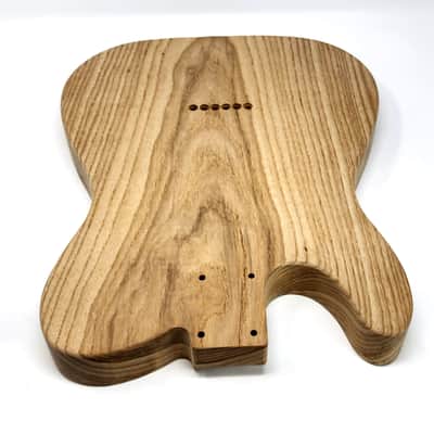 Brio 1 piece Roasted Swamp Ash Body T-style Thinline - Unfinished 3.2lb image 7