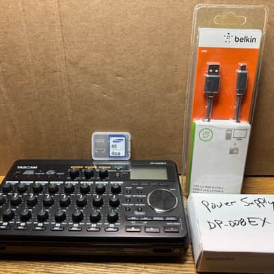 TASCAM DP-008EX 8-track Digital Portastudio Bundle