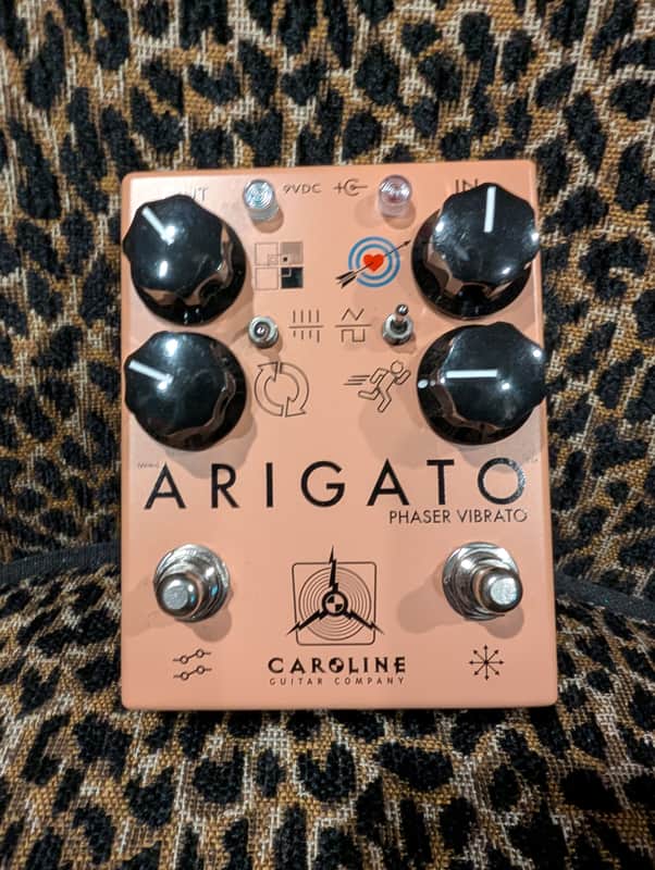 Caroline Guitar Company Arigato Phaser / Vibrato 2022 - Present - Peach image 1