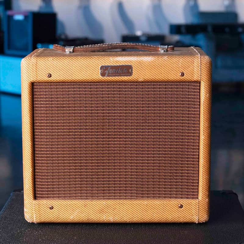 VINTAGE FENDER TWEED CHAMP 1961 WITH COVER image 1