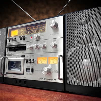 Telefunken HIFI STUDIO 1M ✨RARE✨ Industrial Massive Vintage Cassette Boombox image 5