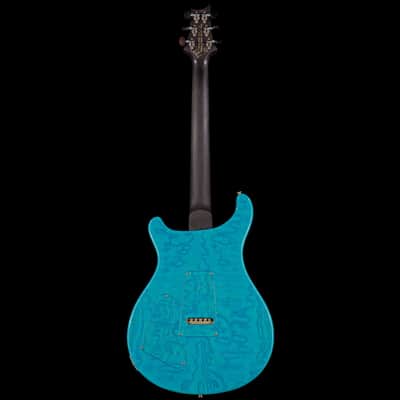 PRS Private Stock 9630 Special 22 HB No F-Holes Natural/Turquoise 0342962 image 6