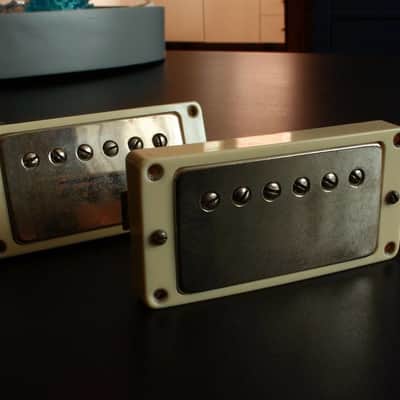 Wizz Pickups Premium Clone PAF Aged Nickel Covers image 4