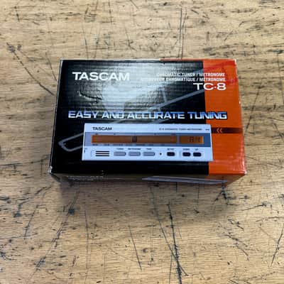Used Tascam TC-8 Chromatic Tuner Metronome with Manual and Original Box image 5