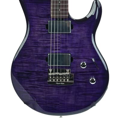 Music Man Luke 4 HH Maple Top Purple Slushie image 5