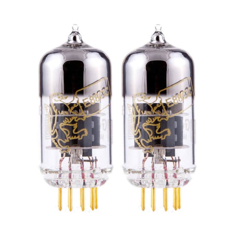 New 2x Genalex Gold Lion 6922 / E88CC / 6DJ8 | Matched Pair / Duet / Two Tubes image 1