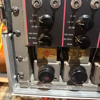 Three RCA BA11A Tube Preamps Racked W/Spare Module image 2